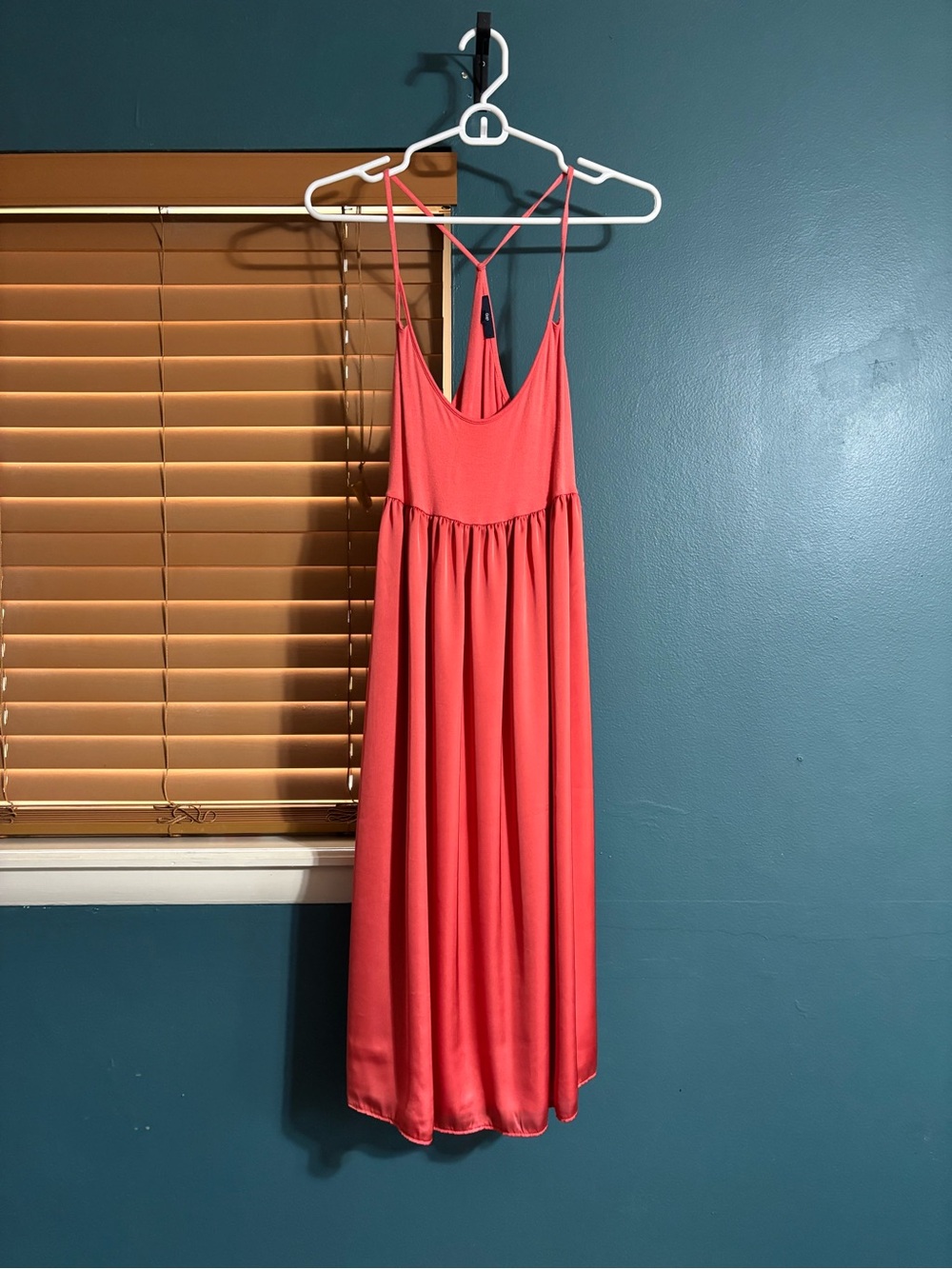 GAP Coral Midi Sundress with Thin Straps Size Small